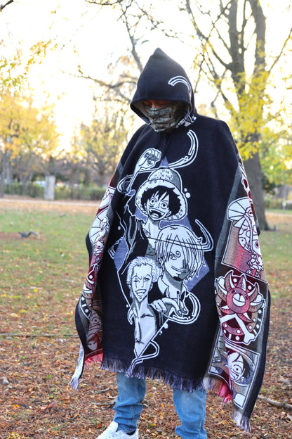 Anime Edition "1 Piece" Hooded Poncho