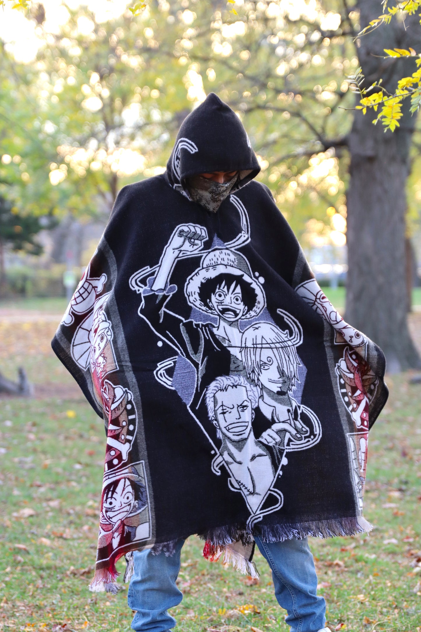 Anime Edition "1 Piece" Hooded Poncho