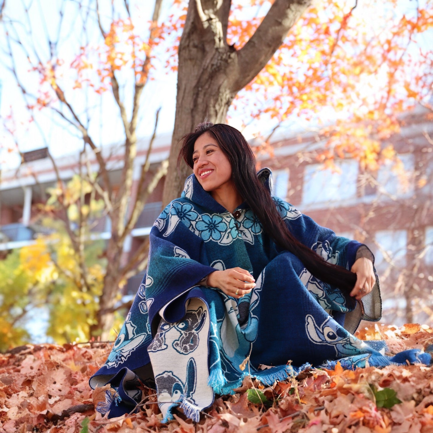 Ohana Love - Handcrafted Alpaca Poncho, Perfect Gift!