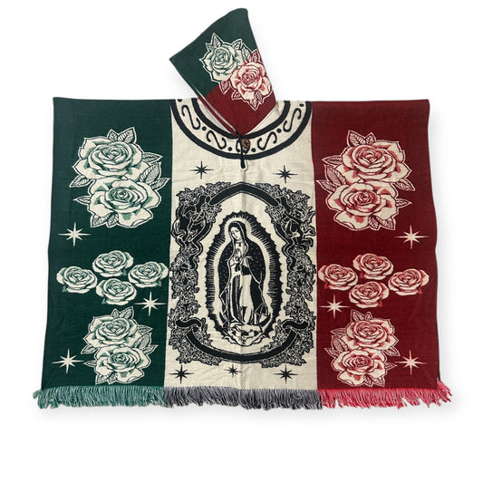 La Virgen Tricolor - Alpaca Wool Poncho