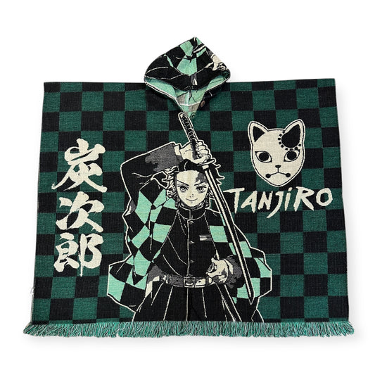 Demon - Tanjiro - Alpaca Wool Poncho